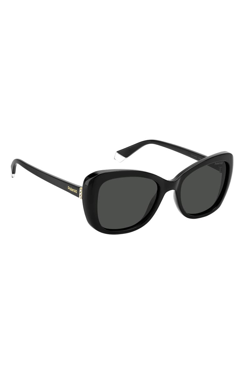 Polaroid 53mm Polarized Cat Eye Sunglasses, Alternate, color, 