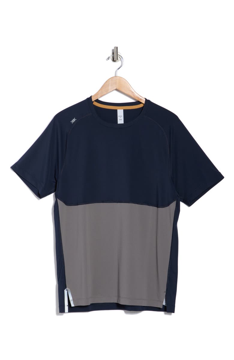 Rhone Extra Mile Performance T-Shirt, Alternate, color, True Navy/ Smoke