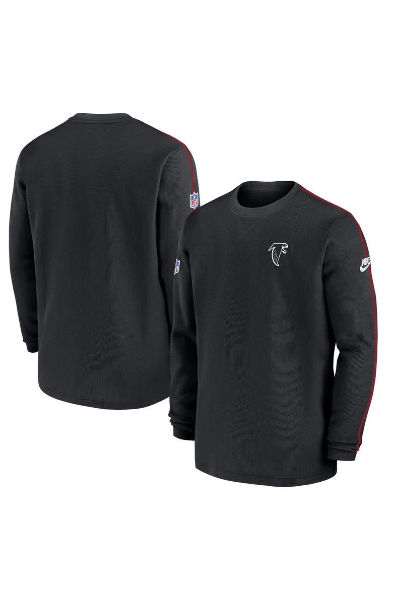 Nike Men's Nike Black Atlanta Falcons Alternate Logo Coach Long Sleeve Top, Main, color, Black