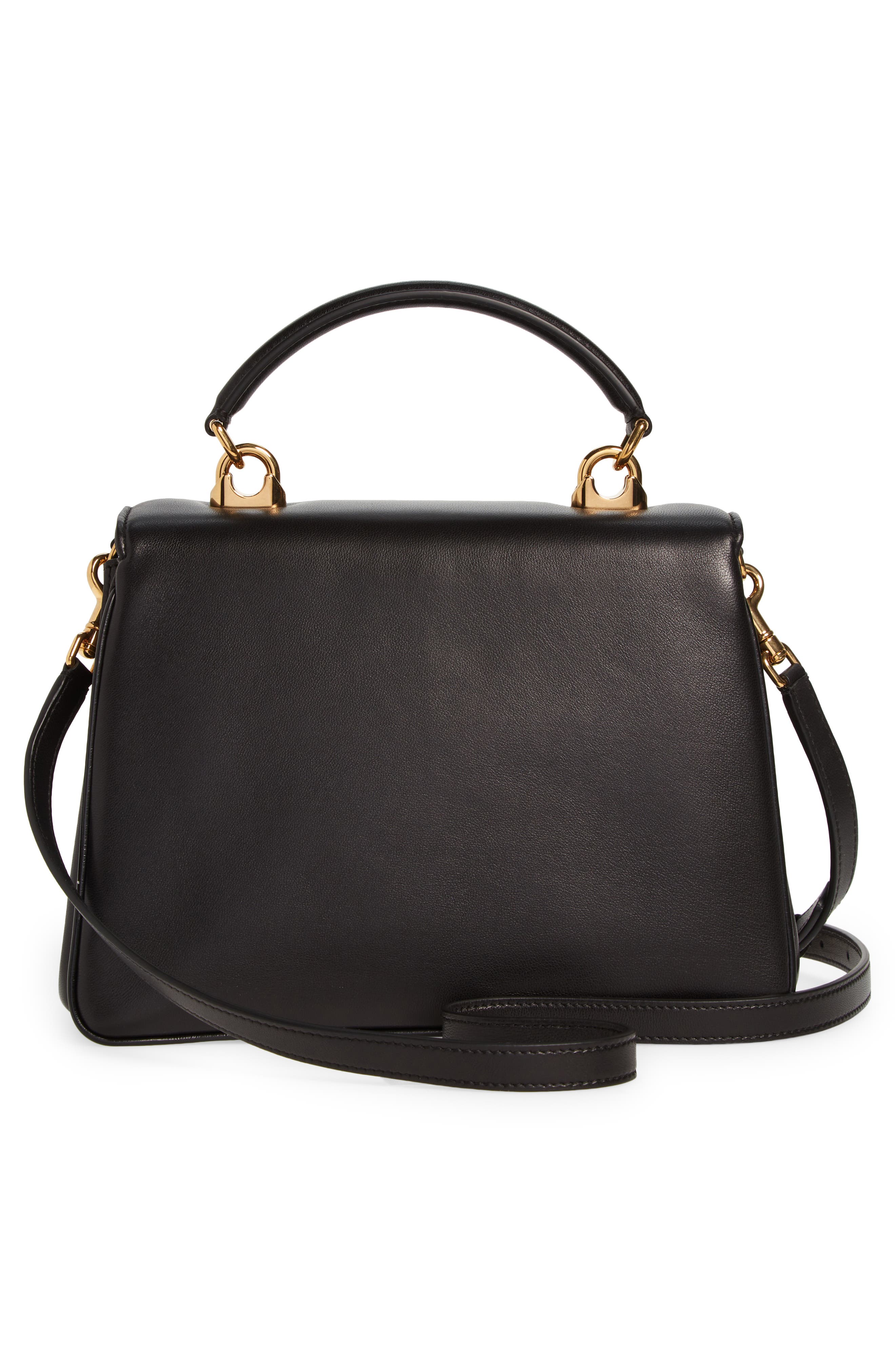 Dolce&Gabbana Devotion Leather Top Handle Bag | Nordstrom