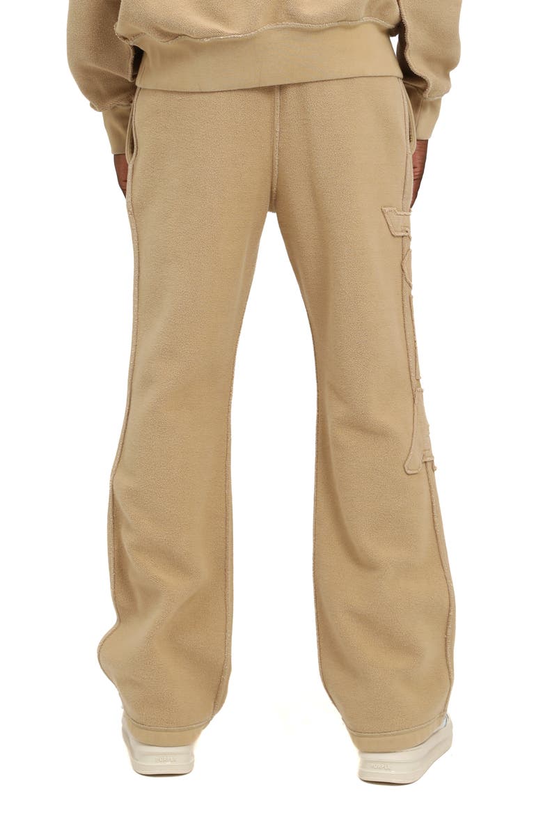 Heavyweight Fleece Inside Out Pants, Alternate, color, TAN