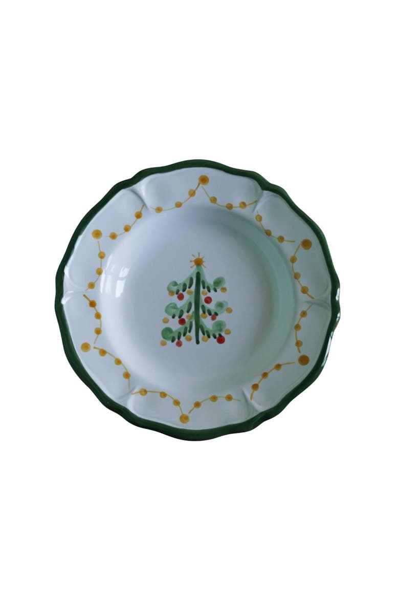 Magia (Christmas Tree) Pasta Bowl, Main, color, White