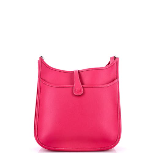 Pre-owned Hermes Hermes Evelyne Bag Gen Iii Epsom Pm In Pink