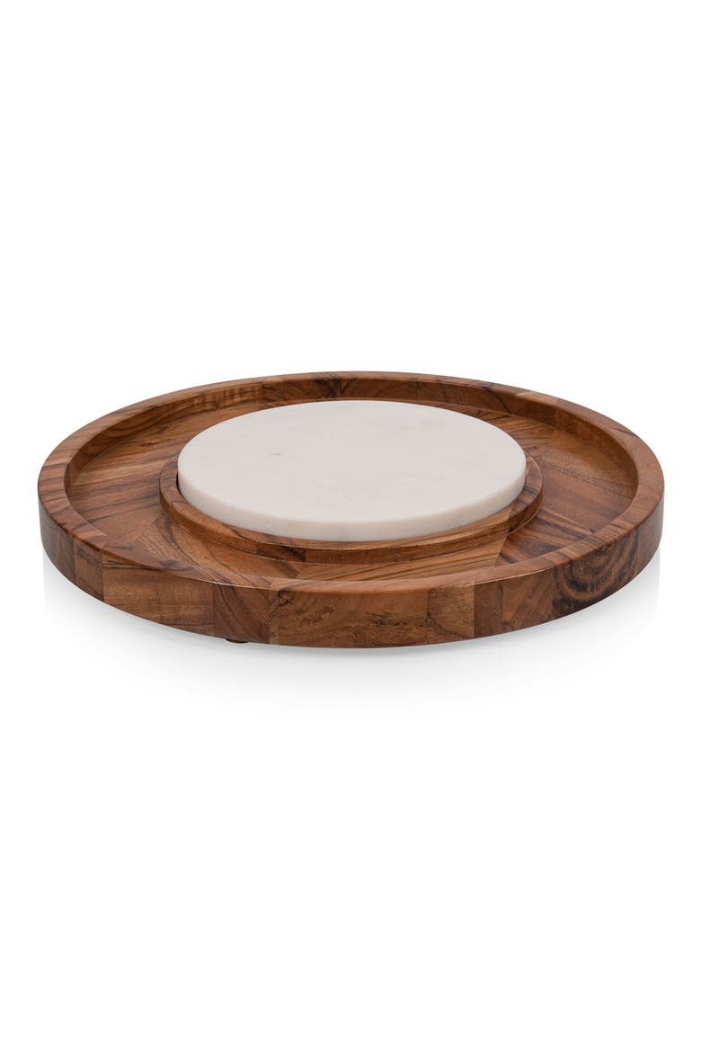 Isla Serving Platter, Alternate, color, BROWN