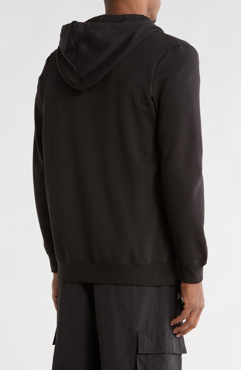 PUMA Essential No. 1 Logo Full Zip Hoodie, Alternate, color, Puma Black