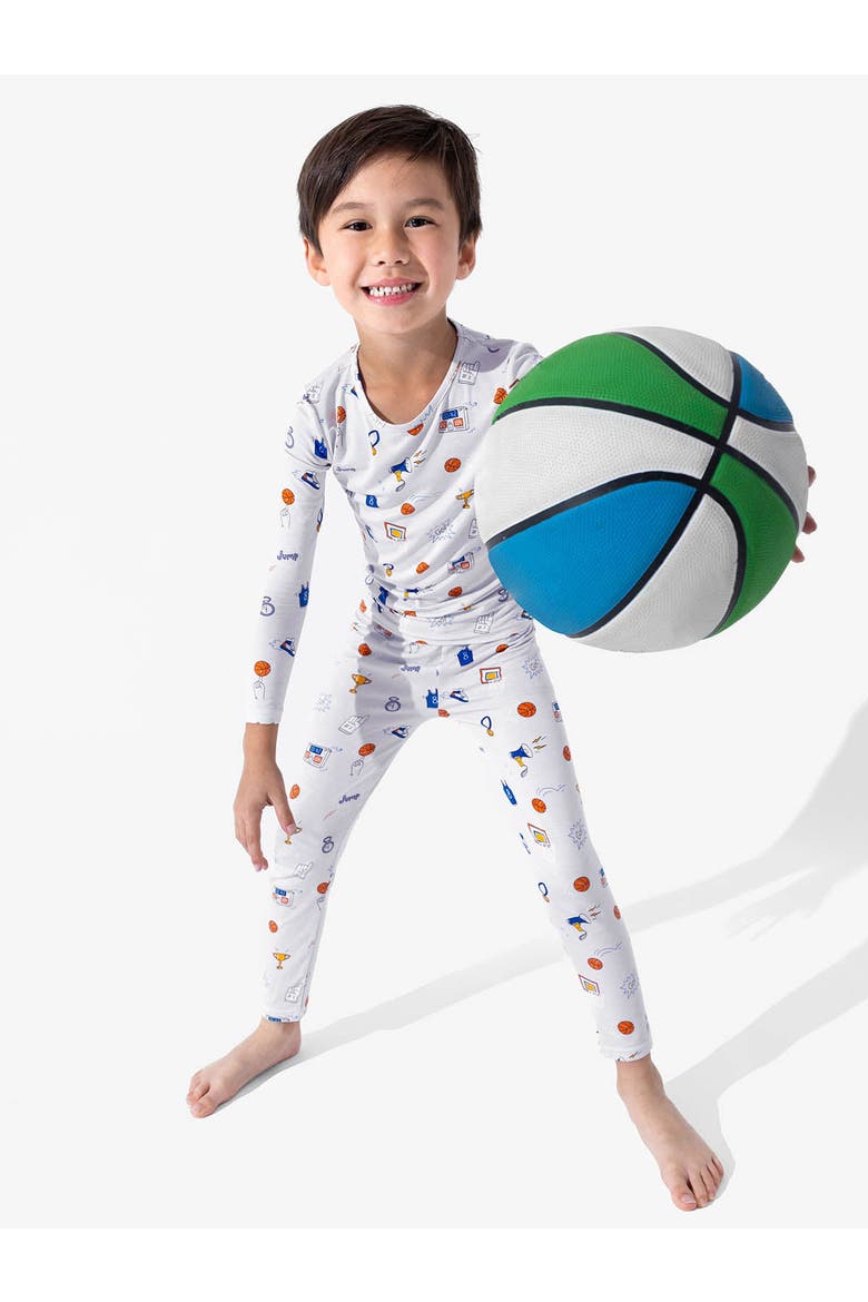 Kids' All Star Basketball Set of 2 Piece Pajamas, Alternate, color, All Star Basketball