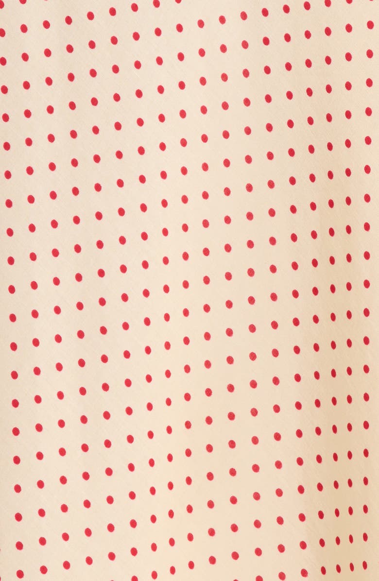 Reformation Lila Sleeveless Sleep Dress, Alternate, color, Marilyn Dot