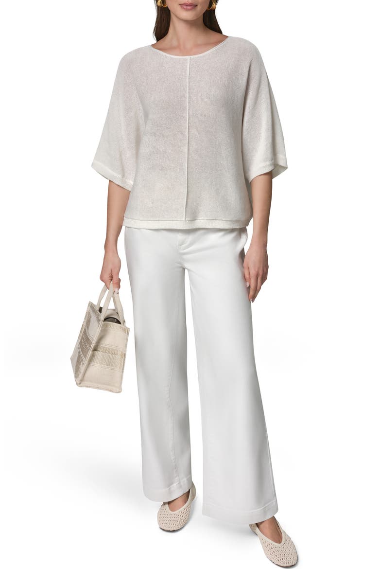 Dolman Sleeve Ballet Neck Sweater, Alternate, color, LIMONCELLO