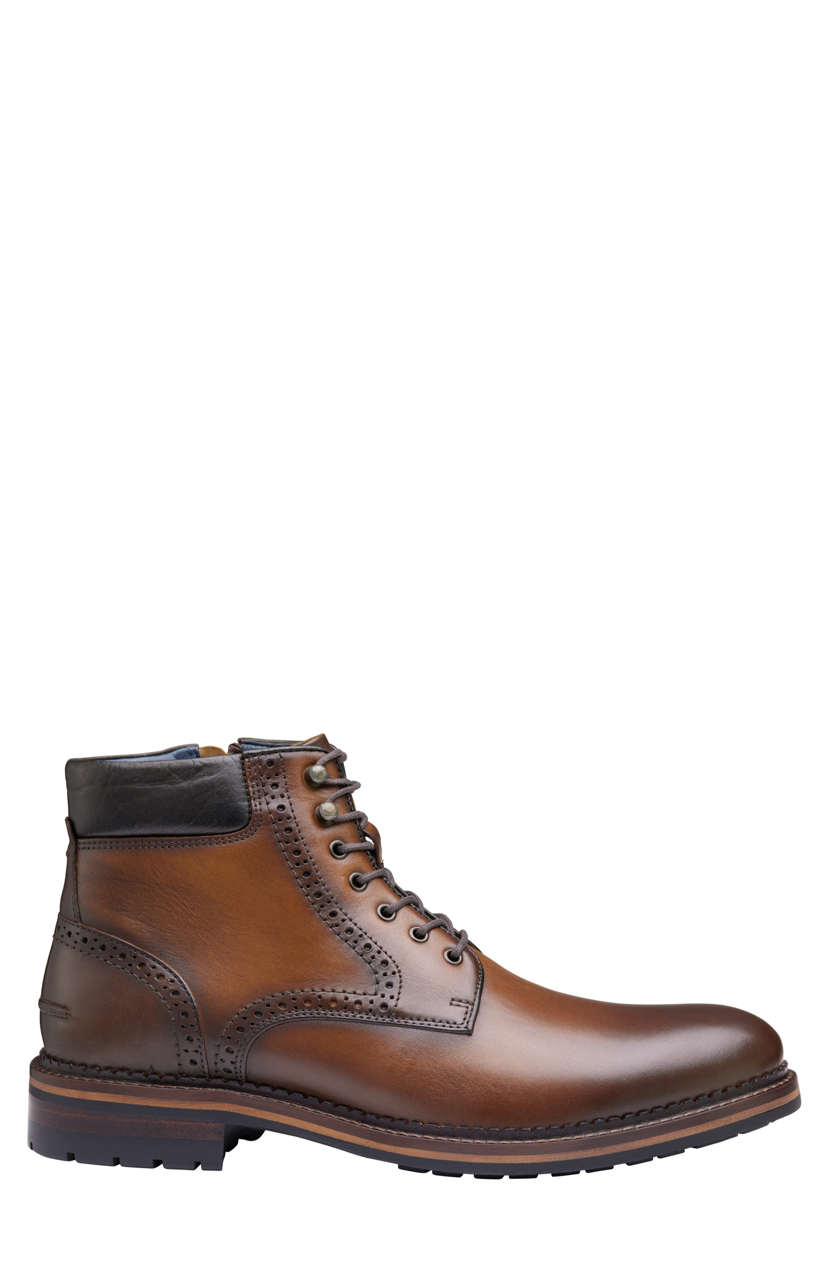 Johnston & Murphy XC Flex Connelly Lace-Up Leather Boot, Alternate, color, Tan Full Grain