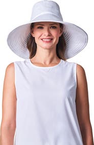 Coolibar Women's Brittany Beach Hat, UPF 50+ Sun Protection
