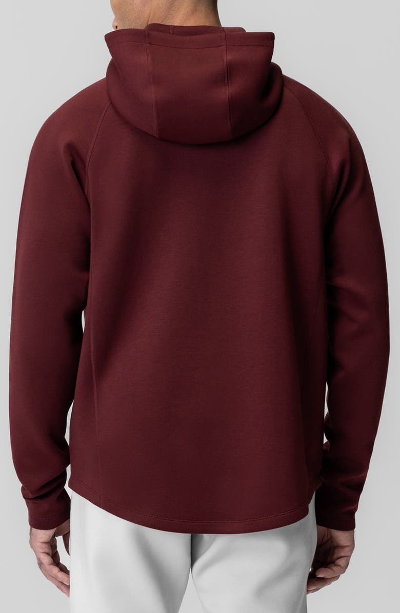 ASRV Dri-Core Zip Hoodie, Alternate, color, Crimson