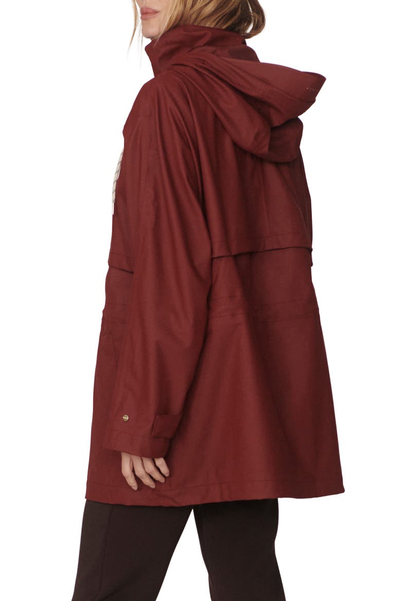Alyssa Waterproof Rain Jacket, Alternate, color, ANDORRA BROWN