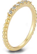 GLAZE JEWELRY Moissanite Stackable Band Ring