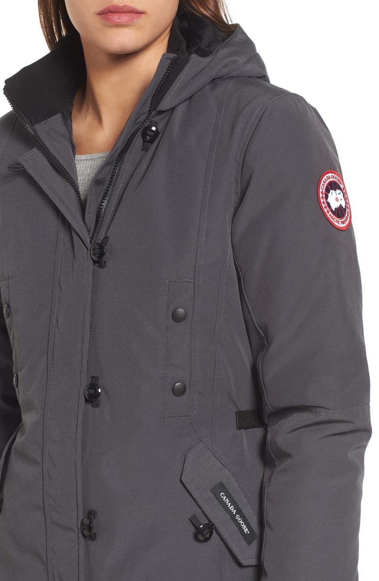 Canada Goose Kensington Slim Fit Down Parka with Genuine Coyote Fur Trim, Alternate, color,