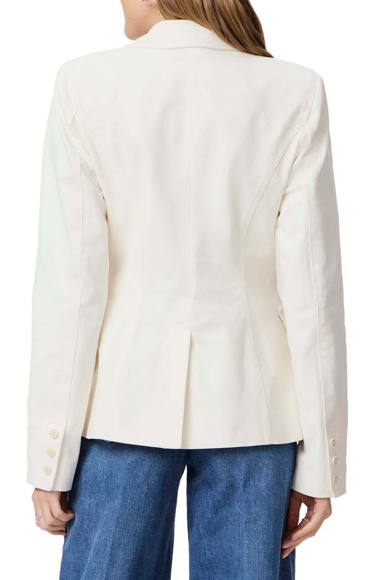 Romona Denim Blazer, Alternate, color, PALEIVORY