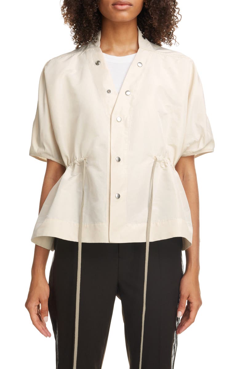 Rick Owens Drawstring Waist Top, Alternate, color, 