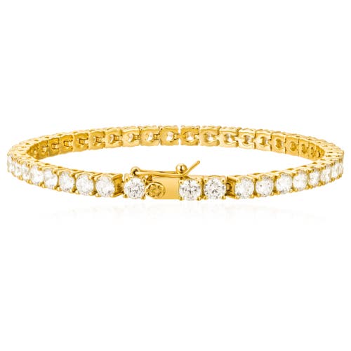 Untamed Petals Zoe Tennis Bracelet In Metallic