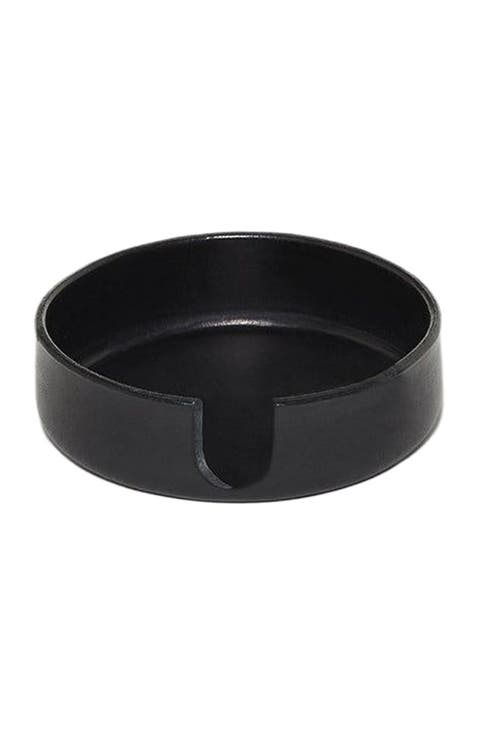 Kobon Leather Round Tray