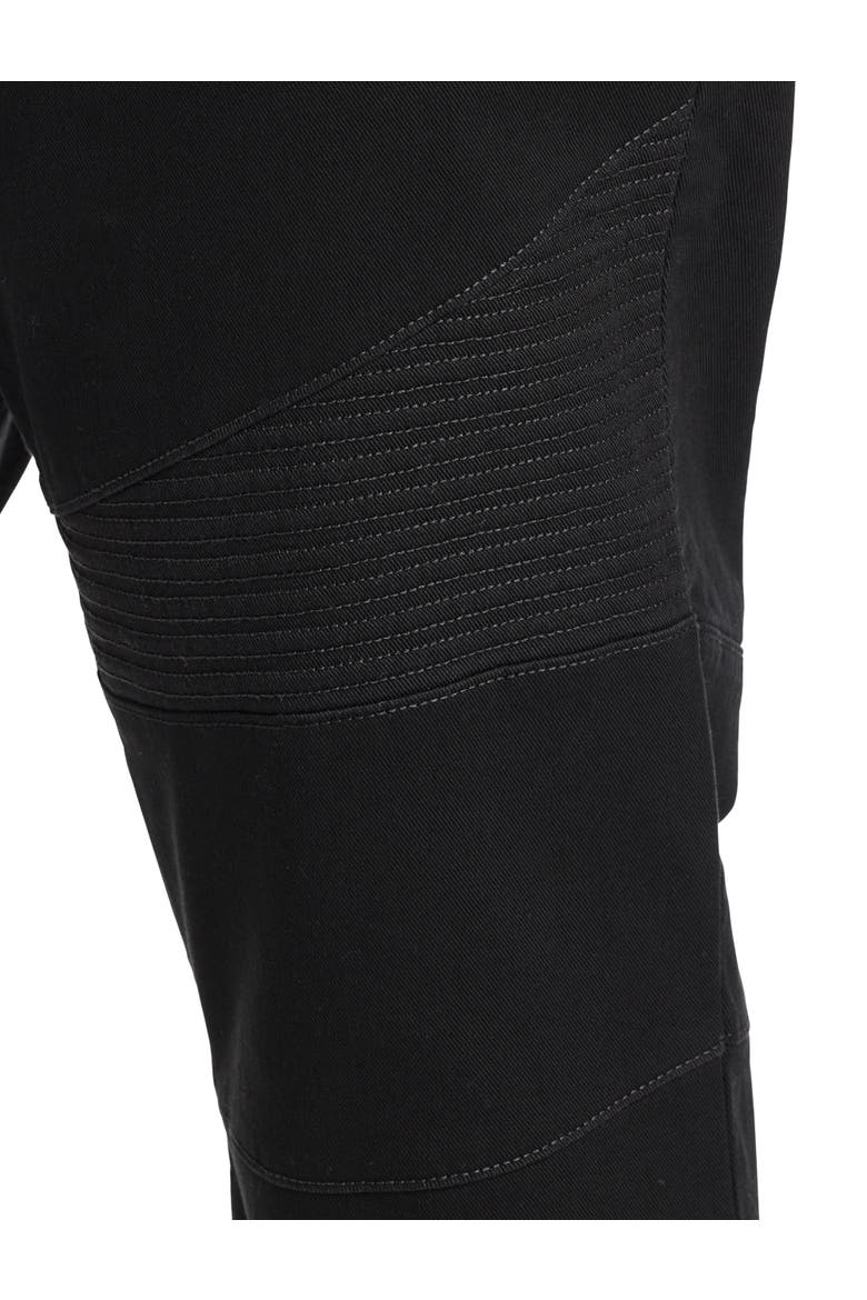 Black Moto Tapered-Fit Jeans, Alternate, color, BLACK MOTO
