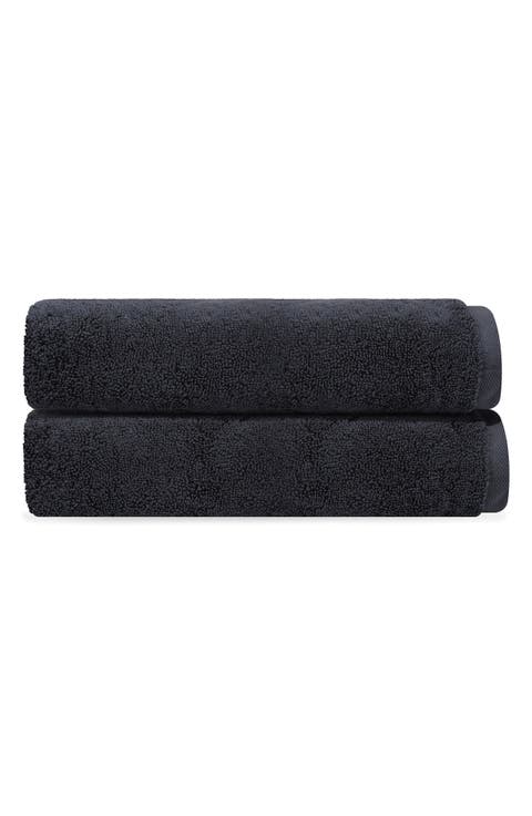 Puresoft Set of 2 Turkish Cotton Bath Towels