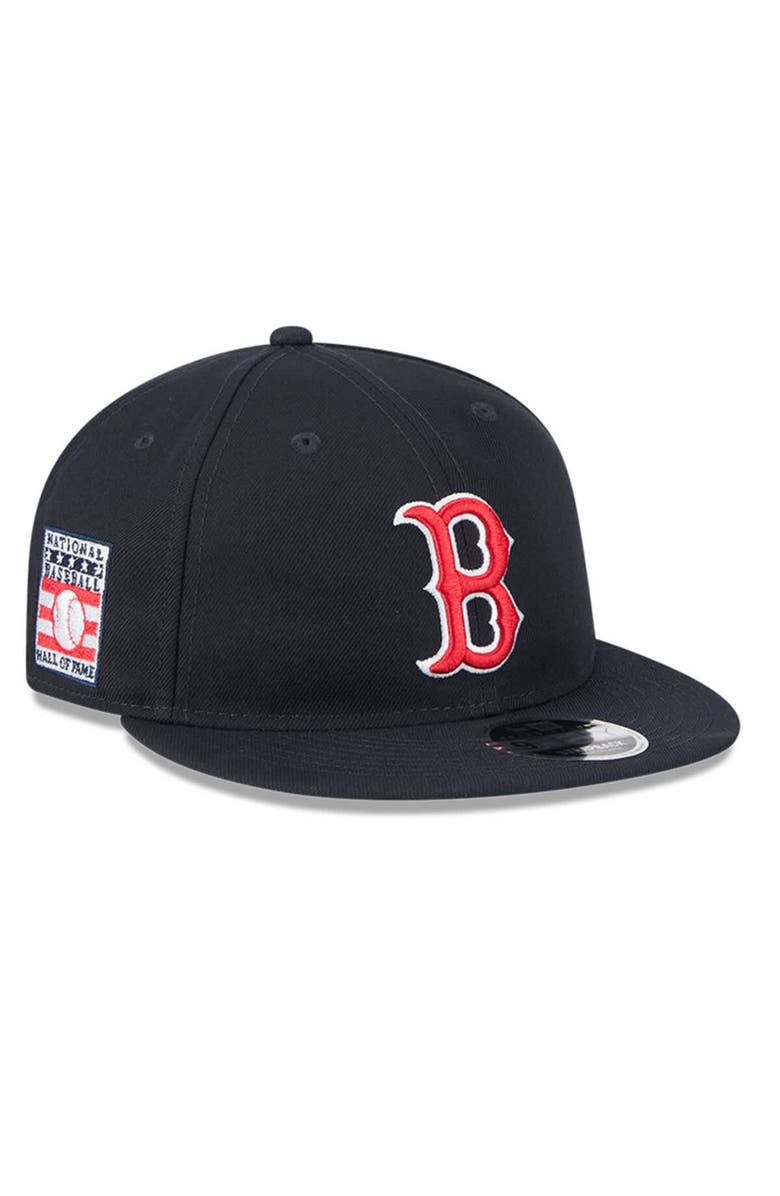 New Era Men's New Era Navy Boston Red Sox Baseball Hall of Fame Retro Crown 9FIFTY Adjustable Hat, Main, color, Navy