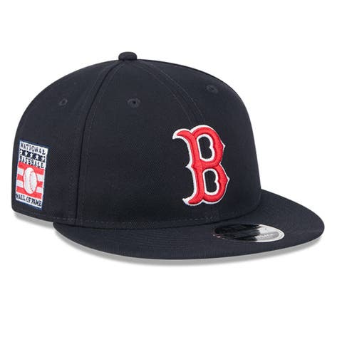 Men's New Era Navy Boston Red Sox Baseball Hall of Fame Retro Crown 9FIFTY Adjustable Hat