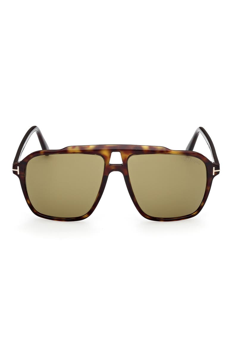 TOM FORD Autari 56mm Navigator Sunglasses (Men) | Nordstrom