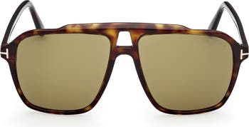 トム TOM FORD Autari 56mm Navigator Sunglasses | Nordstrom