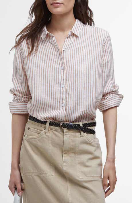 Barbour Marine Stripe Linen Shirt