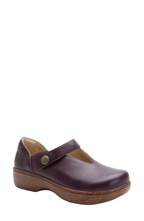 Alegria by PG Lite Opheliah Clog in Wino Forever 