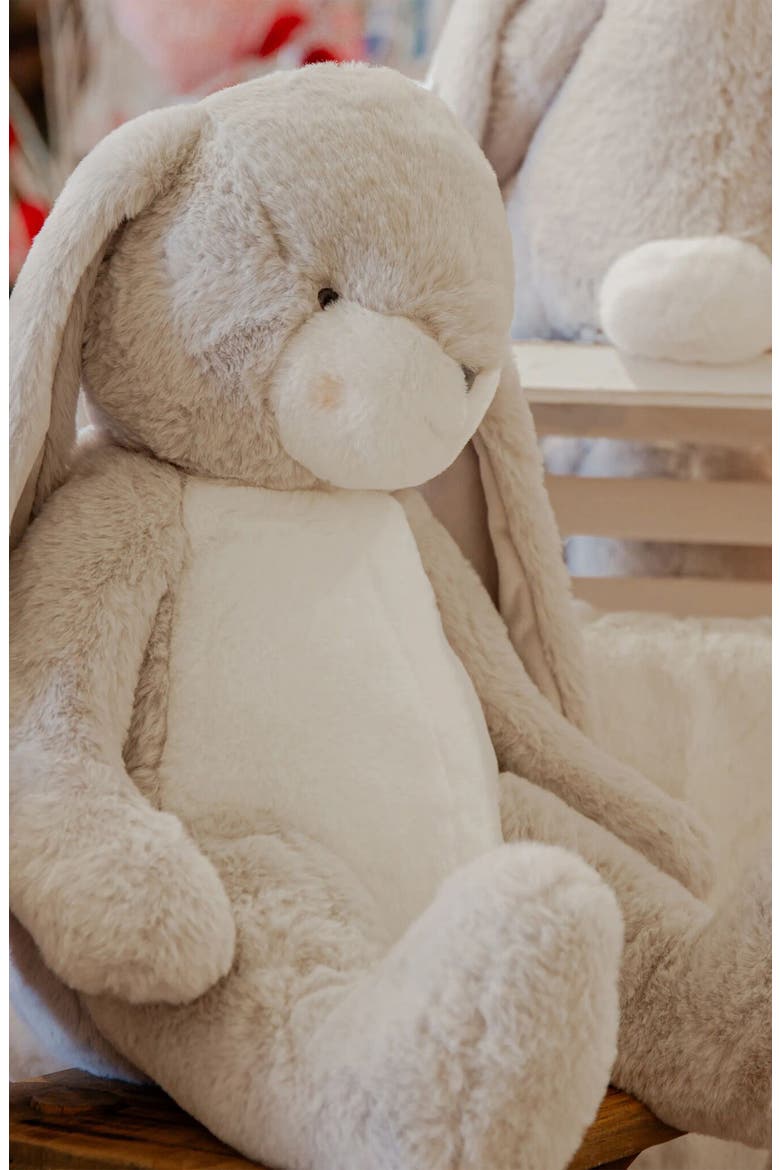 Big Nibble Bunny Stuffed Animal, Alternate, color, GRAY