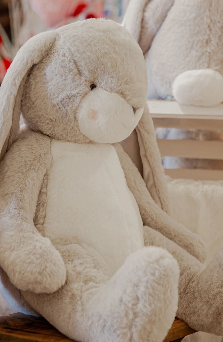 Bunnies by the Bay Big Nibble Bunny Stuffed Animal, Alternate, color, Gray