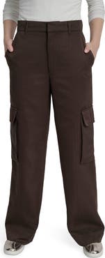 DKNY Jeans High Waist Wide Leg Cargo Pants