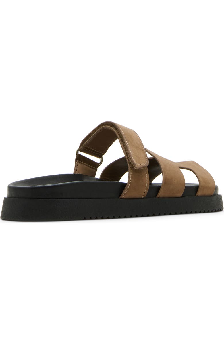 Steve Madden Mayven Flatform Slide Sandal, Alternate, color, Tan Nubuck