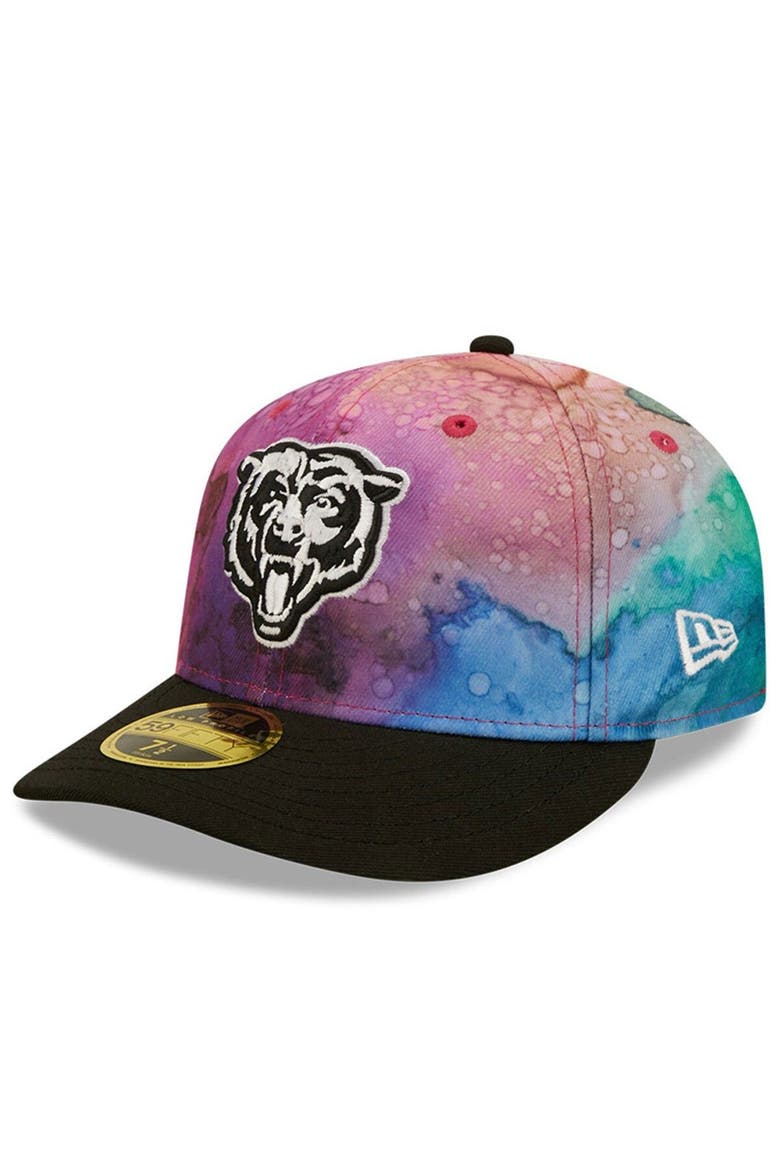 Men's New Era Pink/Black Chicago Bears 2022 NFL Crucial Catch Low Profile 59FIFTY Fitted Hat, Alternate, color, Pink