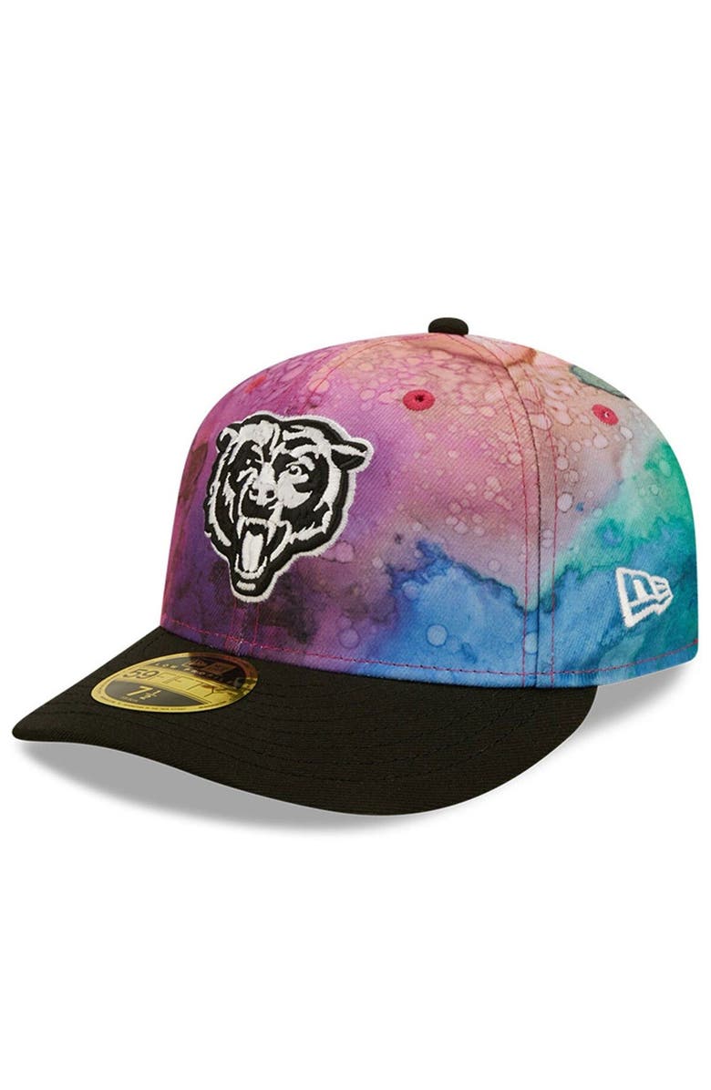 New Era Men's New Era Pink/Black Chicago Bears 2022 NFL Crucial Catch Low Profile 59FIFTY Fitted Hat, Alternate, color, 