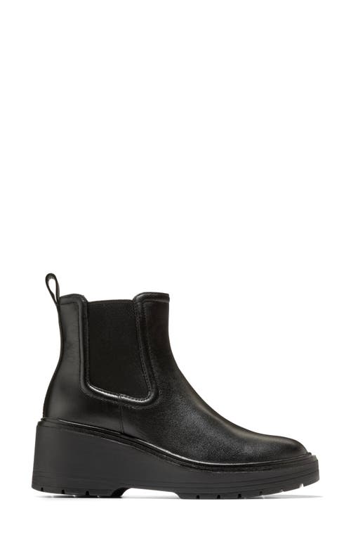Cole Haan Zerogrand Cityquest Waterproof Wedge Chelsea Boot In Black