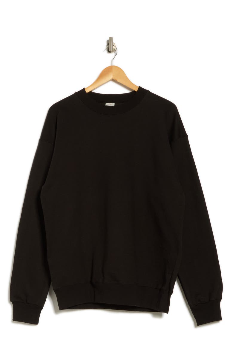 Hanes Ultimate Crewneck Sweatshirt, Alternate, color, Black