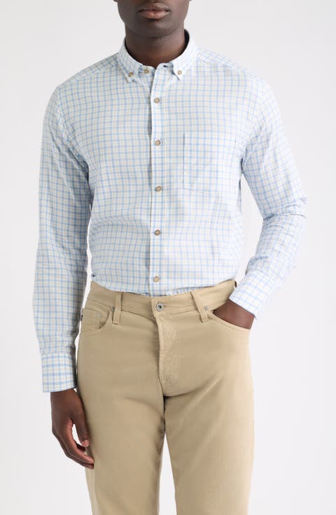 Huntley Melange Button Front Shirt