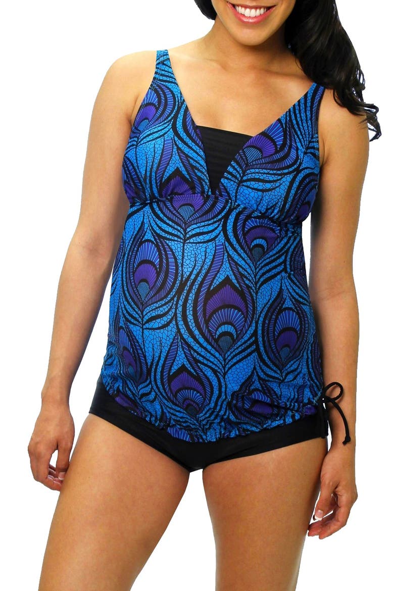 Foldover Swim Briefs, Alternate, color, BLACK