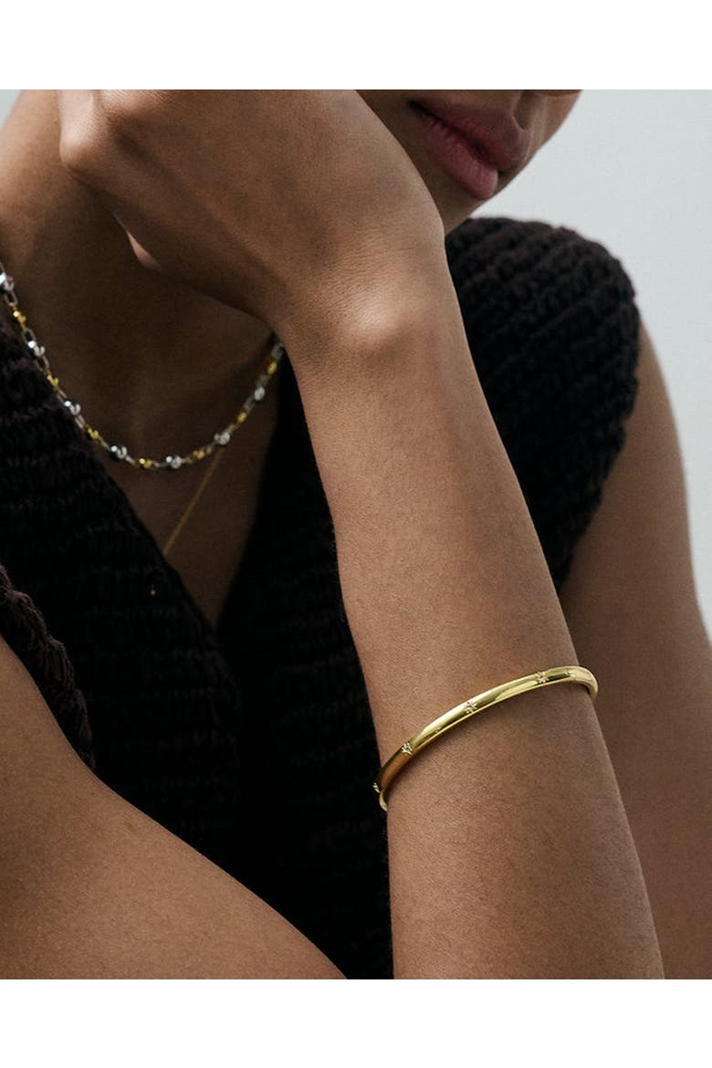 Gold Celestial Orion Bangle, Alternate, color, Celestial Orion