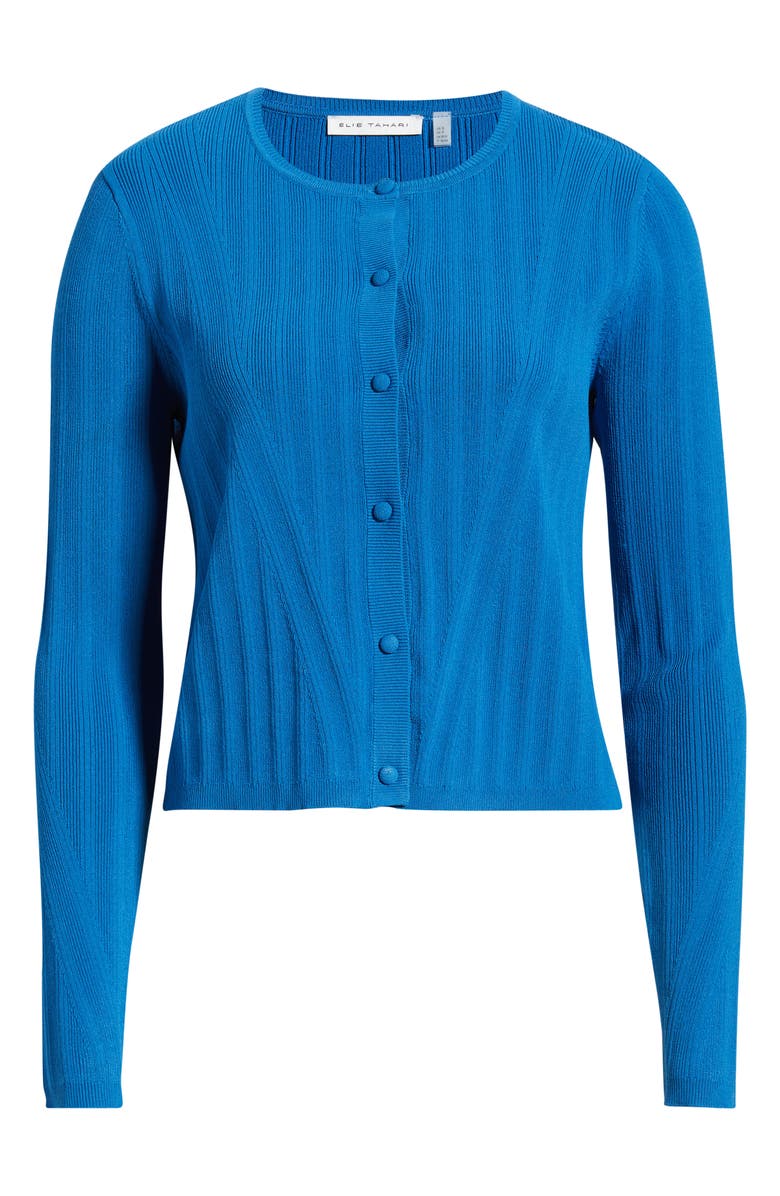 Elie Tahari The Lori Cardigan, Alternate, color, Blue Palace