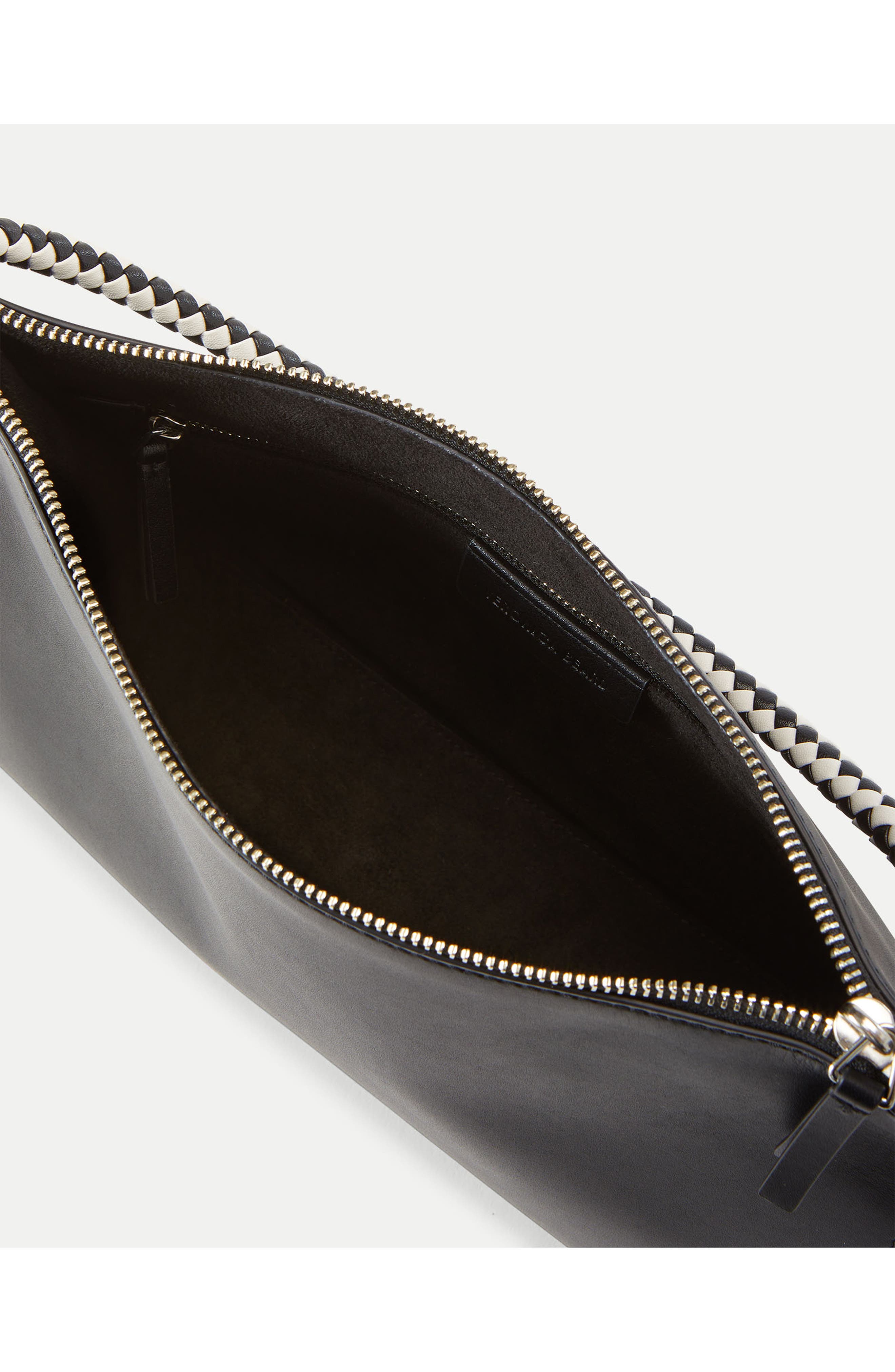 Veronica Beard Small Vida Shoulder Bag, Alternate, color, Black