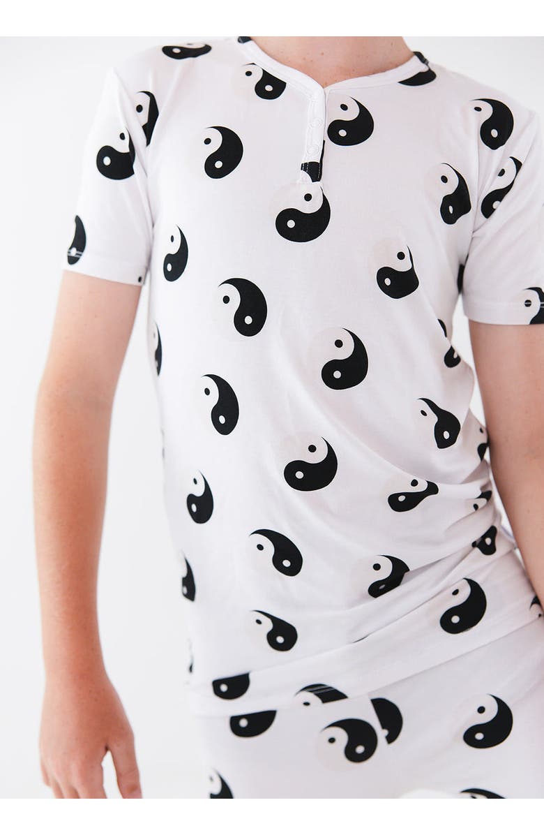 Charlie Lou Baby<sup>®</sup> Yin & Yang Pajama Set, Alternate, color, White