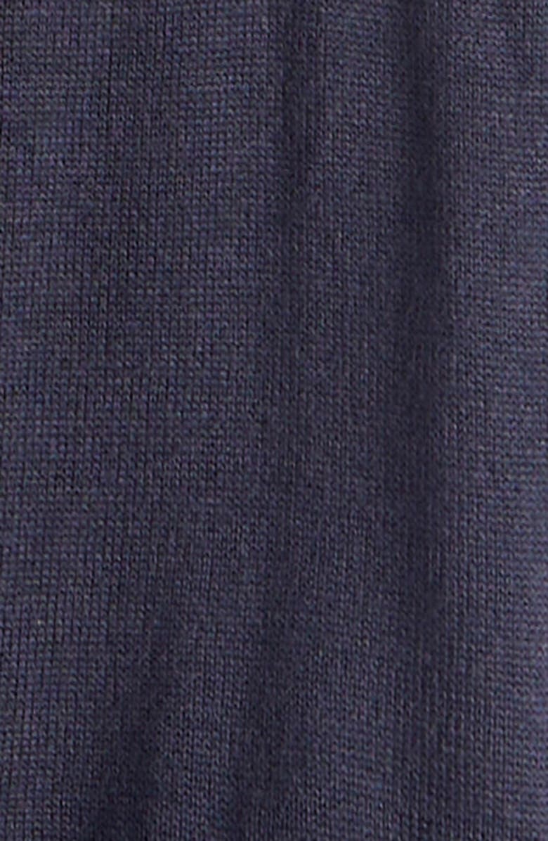 Nordstrom Motif Short Sleeve Cotton Blend Sweater & Shorts Set, Alternate, color, Navy Peacoat Seahorse