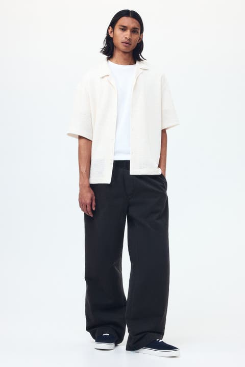 Loose-Fit Cotton Canvas Pants