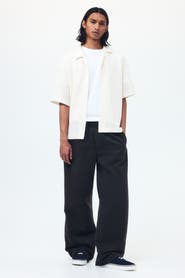 H&M Loose-Fit Cotton Canvas Pants