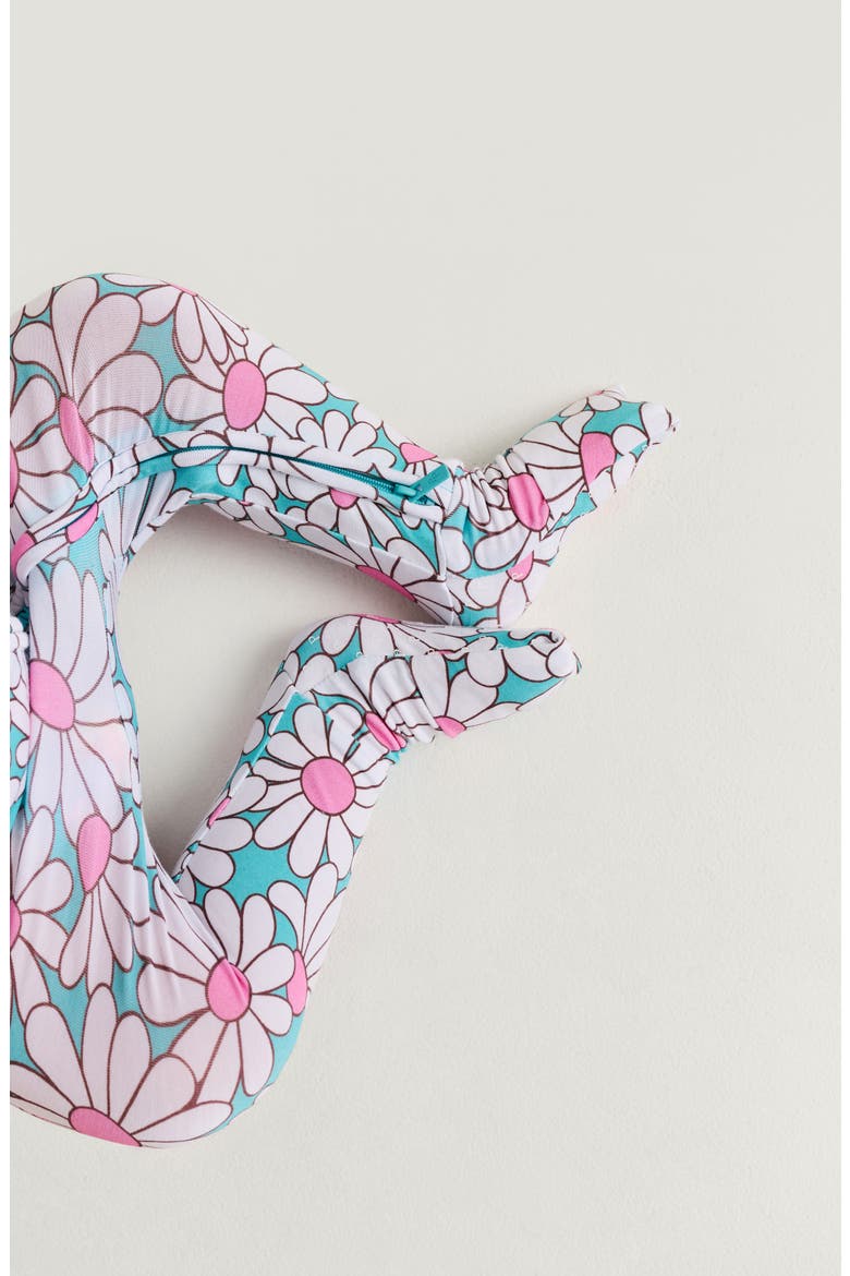 Printed Convertible Footie, Alternate, color, BLUE