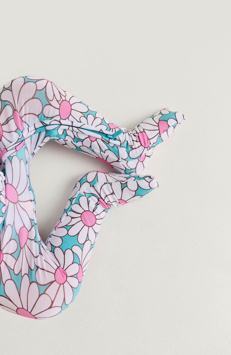 Posh Peanut Printed Convertible Footie, Alternate, color, Blue