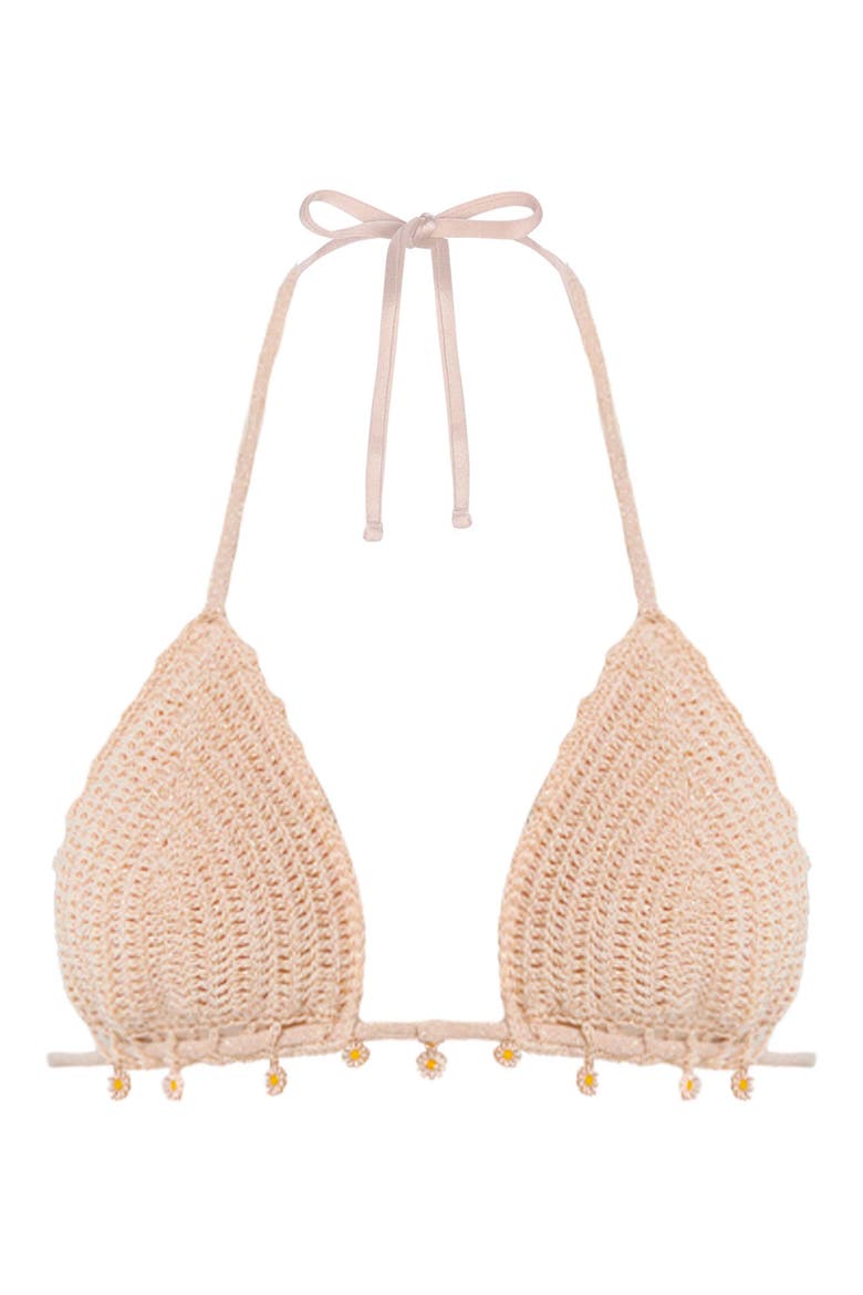 Trinidad Crochet Bikini Top, Alternate, color, IVORY